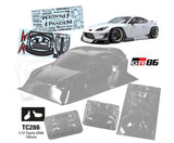TC286 1/10 Toyota GR86 Pandem 1/10 Rc Drift Car with Front and Rear Lights Finished Product Magnetic Case