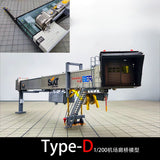 1/200 Passenger Aircraft Sand Table Scene Corridor Bridge Alloy Model