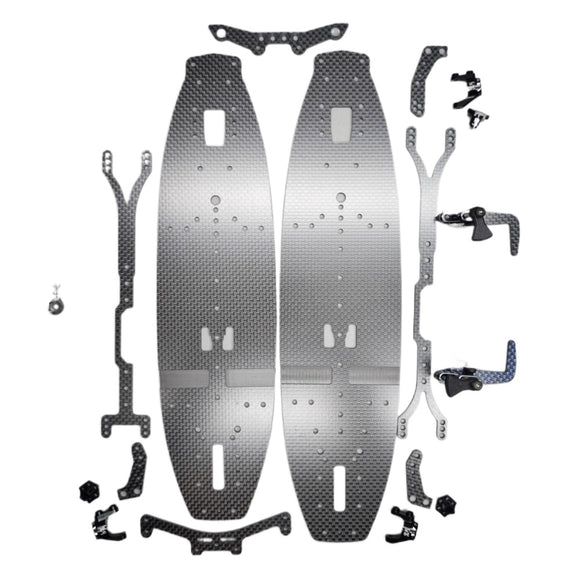 3Racing Cero M210 M225 Mini Rc Car Carbon Fiber Accessories Chassis