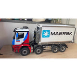 1/14 TAMIYA RC TRACTOR 3D Printed 20ft Plastic Truck Refrigerated Container Model DC12V