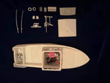 1/32 Fishing Boat 3D Printing SLA Resin Assembly RC Model Ship Boat DIY KIT
