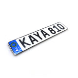 Kaya 1/14 Tamiya Scania Volvo Rc Tractor Metal License Plate Model European Model 286