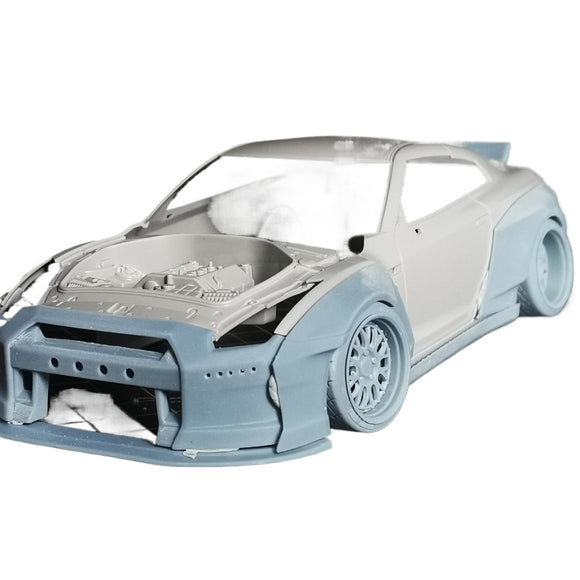 1/24 GTR R35 RBpandem Rc Drift Car 3d Printing Plastic Op Parts for Tamiya