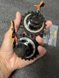 2pcs Brushless Metal Drive Wheels for  1/12 Rc Excavator DIY