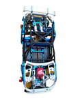 Ma racing 1/24 DMA Rwd Rc Drift Car Op Cnc Aluminum Alloy Eyebrow Rear Fin Spoiler Titanium Alloy Roll Frame