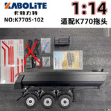 Kabolite K770S-102 1/14 Tamiya 3 Axle Metal Rc Tractor Electric Lifting Dump