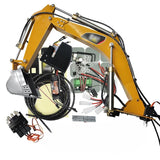 HUINA 580 RC Excavator Upgrade Hydraulic Pump Integrated Oil Tank Parts System