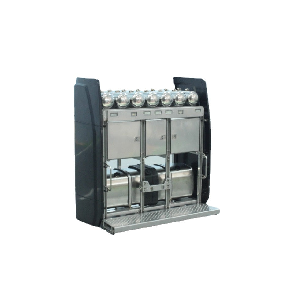 Stainless Steel Equipment Rack with Light for 1/14 Tamiya Scania 770s ...