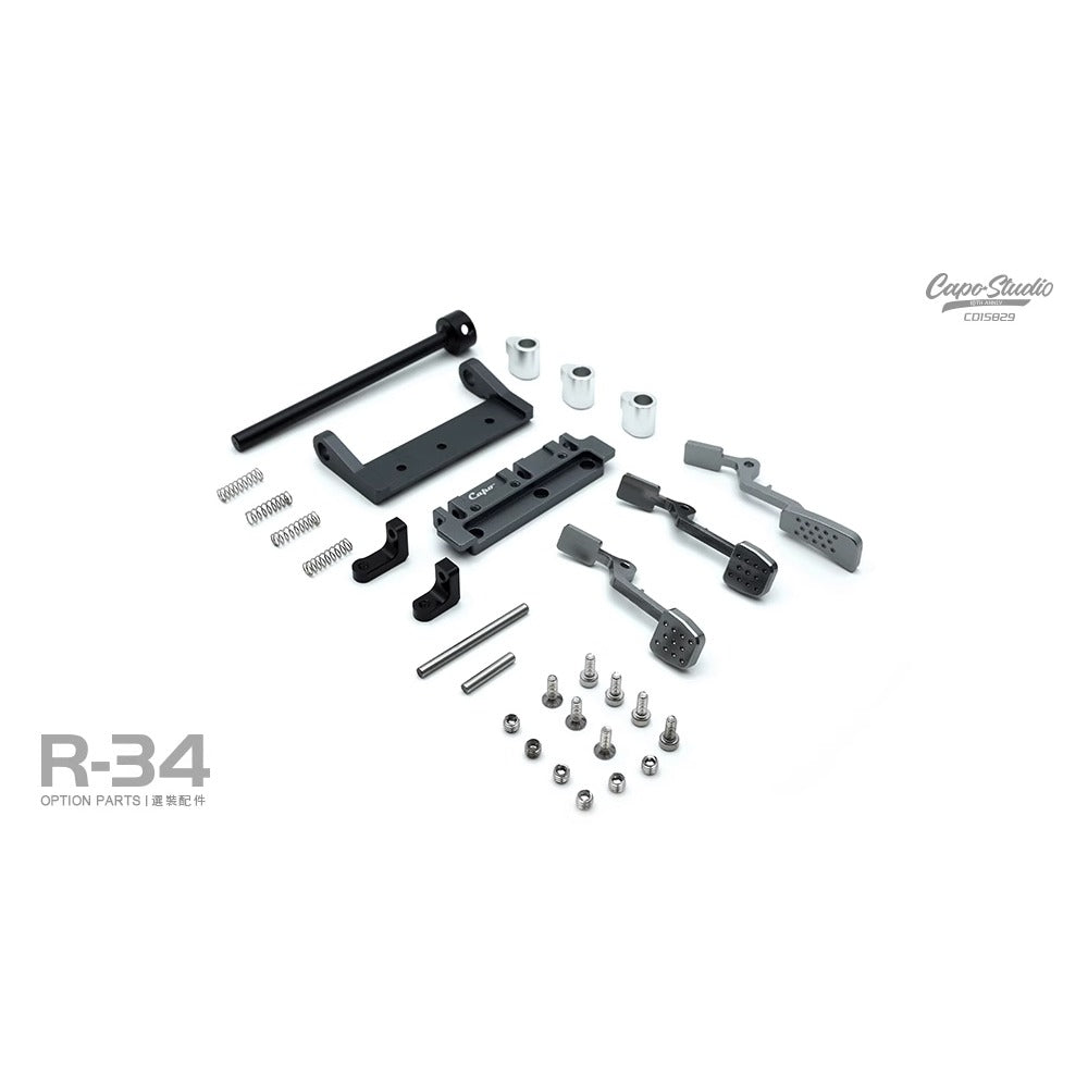 CAPO CD15829 GTR R34 Rc Car Pedal Simulation Throttle Linkage – VAJJEXRC