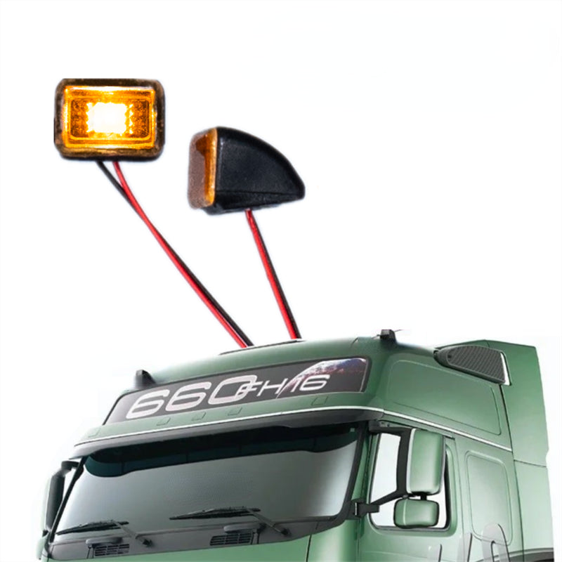 AXspeed – Lampe De Toit LED 5 Lumières Pour Camion RC Tamiya Actros 1/14 – Accessoire Blanc, Poids 10g