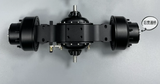 6X6 Metal with Differential Axle Suspension Assembly for 1/14 Tamiya RC Truck Scania Diy