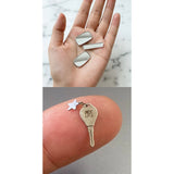 CAPO CD15829 GTR R34 1/8 Rc Car OP PART Acrylic lens metal key model