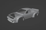 1/24 190E HWA EVO rc drift car shell 3d Print Op Part for Fujimi