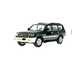 1/87 HO SCALE  LC100 4X4 Static Model Car Modified RC Brass Chassis  KIT