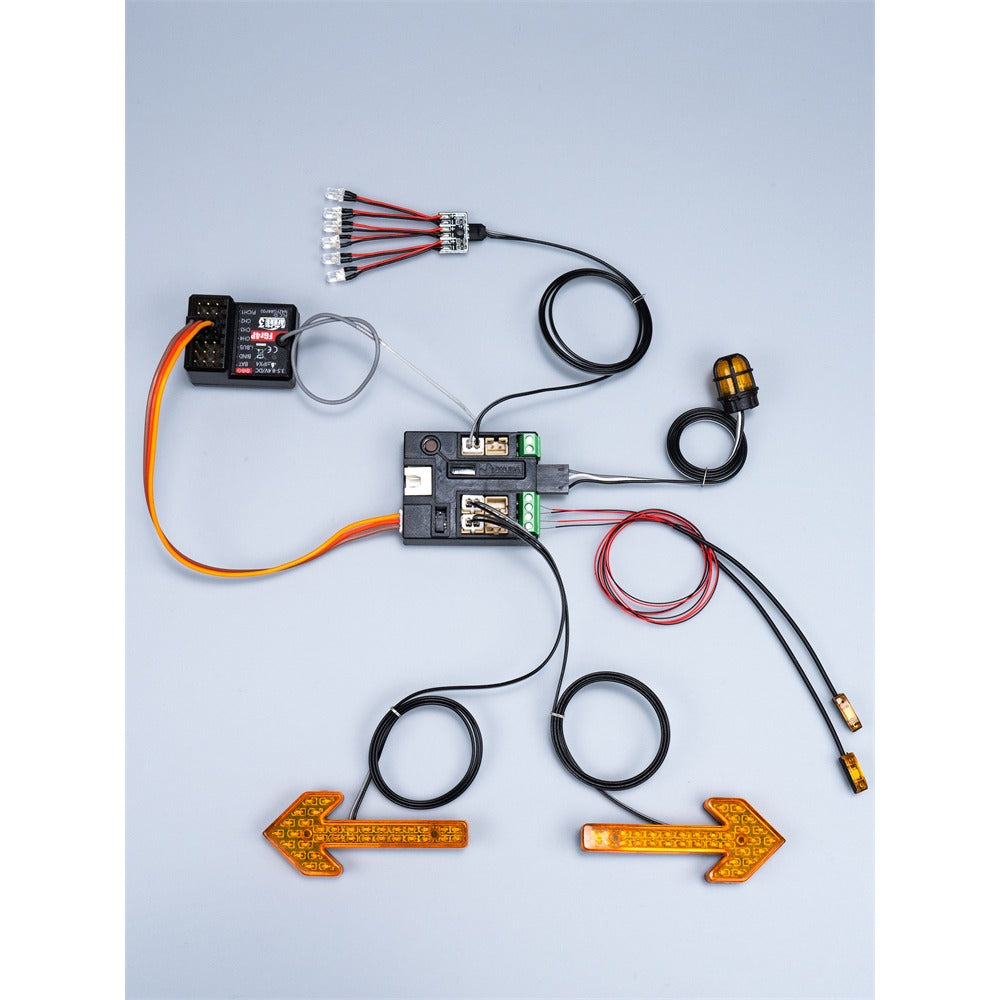Light Flash Controller DC3V 5V LED Light Flashing Controller Module for 1/14 TAMIYA Remote ...