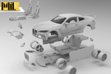 1/24 BM2021 M4 G82 RC DRIFT CAR 3D PRINT SHELL Model Assembly