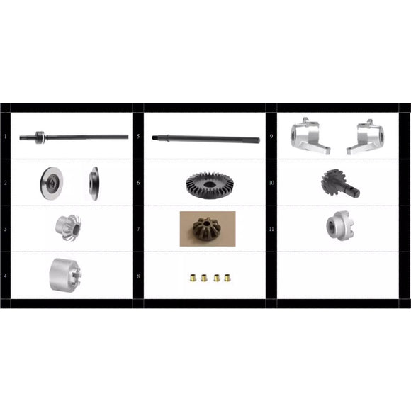 CAPO SIXER1 Jimney Samurai 1/6 Rc Car Axle Parts S-MD