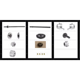 CAPO SIXER1 Jimney Samurai 1/6 Rc Car Axle Parts S-MD