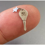 CAPO CD15829 GTR R34 1/8 Rc Car OP PART Acrylic lens metal key model