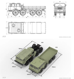 CROSSRC DC8  1/12 TATRA 8X8 RC TRUCK KIT