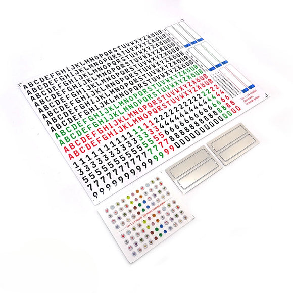 1/14 Tamiya Scania Rc Tractor Model License Plate Frame DD2143