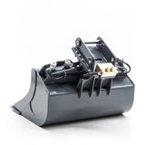 CUT 1/14 914/920 RC Excavator Metal Hydraulic Adjustable Angle Wide Bucket