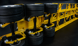 JXMODEL Double Semi-trailer for 1/14 Tamiya Rc Trailer Scania 770S MAN Benz Actros 3363 Volvo