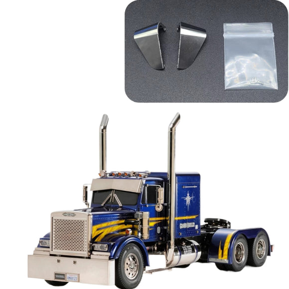 DEGREE Tamiya 1/14 56344 56301 King Hauler Rc Tractor Air Filter Metal Windshield