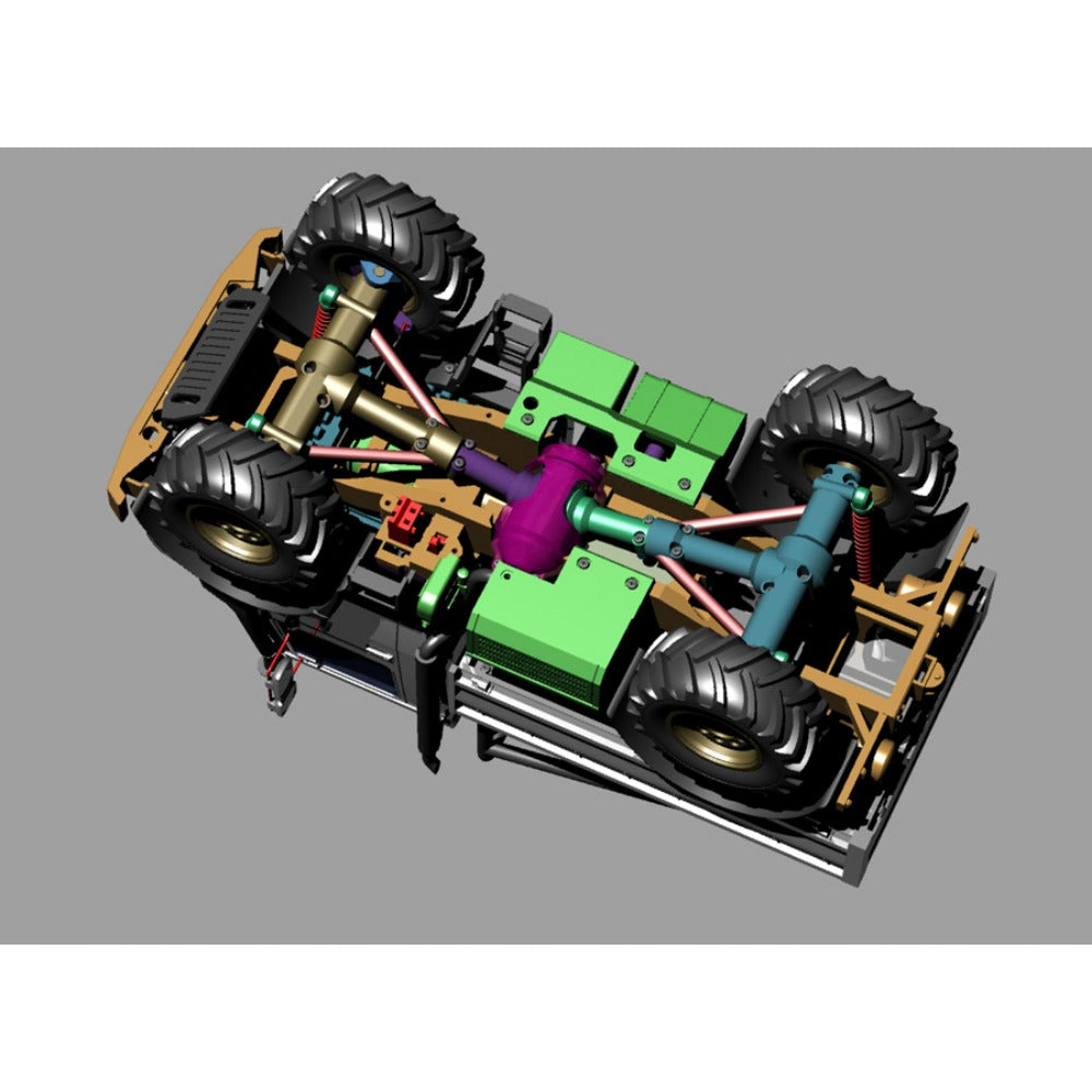 Kit di robotica per telaio motore a 2 ruote motrici Kit di robotica per telaio motore a 2 ruote motrici