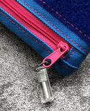 Transparent Acrylic Keychain WITH 2X12MM Tritium Tube Self-luminous for 25 Years