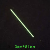 3X81mm Green Tritium Tube Self-luminous for 25 Years