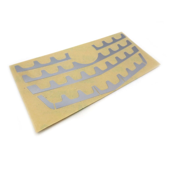 1/14 Tamiya Hercules AROCS Rc Truck front face Metal Decorative Stickers 042