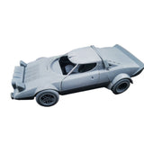 1/24 Stratos HF WRC1975 Rc Drift Car 3d Printed Plastic Model