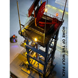 1/72 3D Printing Air Force Radar Tower Finished Product with Lighting Model Airport Miniature Scene