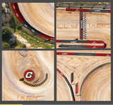 1/24 RC DRIFT CAR Rally-style PVC Composite Track Map Collection