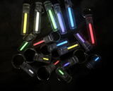 Transparent Acrylic Tritium Trachea Keychain Self-luminous 15 Years