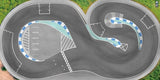 NESS 1/24 1/28 RC DRIFT CAR Pro Track 2.4m Width Series