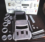 1/24 HOONITRUCK F150 Rc Drift Car 3d Printing Resin Assembly Model with Transfer Sticker