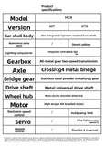 CROSSRC HC4 1/12 US M35 4X4 RC TRUCK KIT RTR