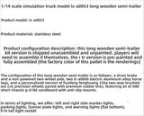LESU 1/14 LS-A0053 Timber Transport Semi Trailer Three Axles