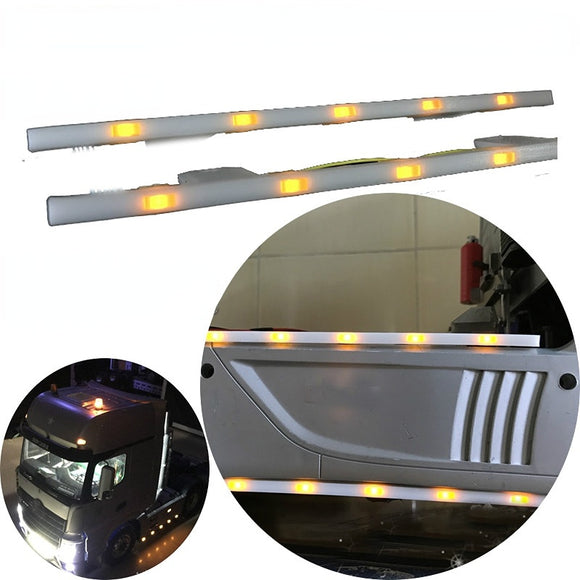 AXspeed Lumières latérales pour lampe LED Tamiya 1/14 Tracteur R620 R470 Scania Remorque RC Camion Mise à niveau (Blanc AXspeed Lumières latérales pour lampe LED Tamiya 1/14 Tracteur R620 R470 Scania Remorque RC Camion Mise à niveau (Blanc