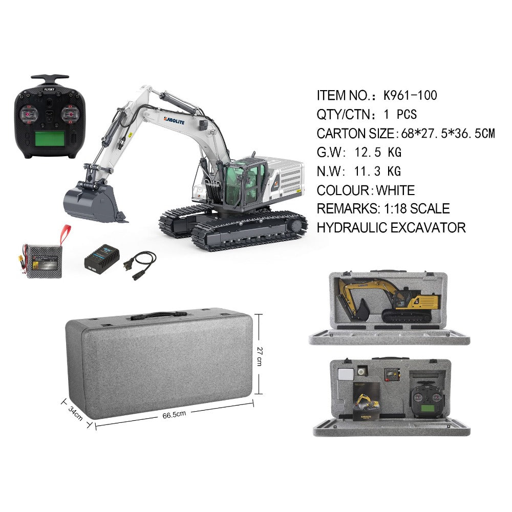 Griffes Métalliques Bleues Pour Pelle RC Kabolite K961 1/18 - Pièce De Rechange Neuve