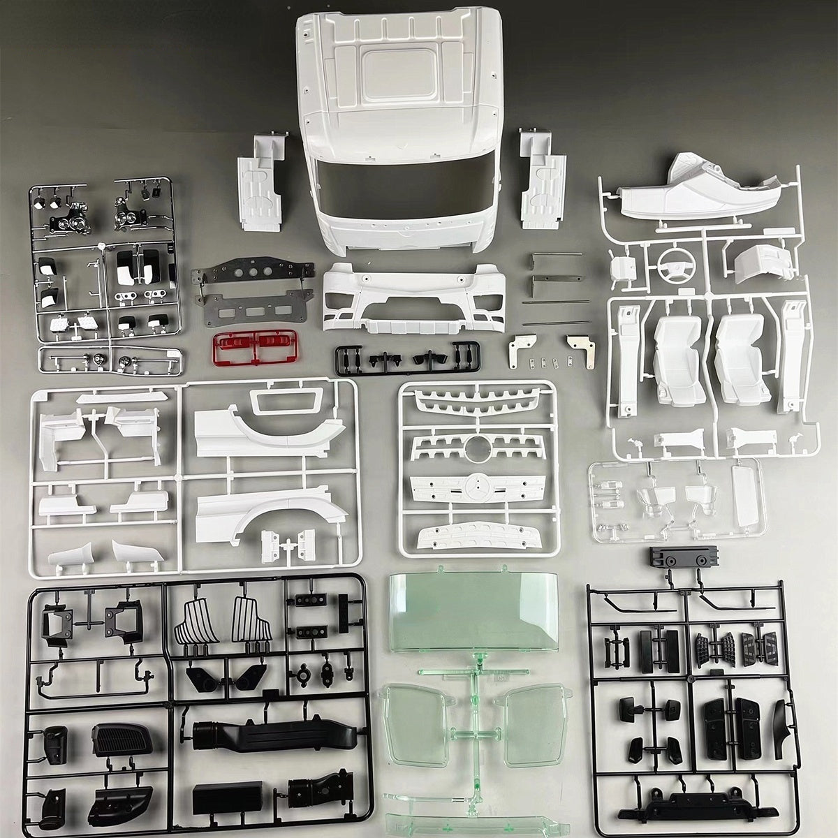 1/14 Arocs 3363 Truck Cab DIY Kit für 1/14 Tamiya Remote Control Truck ...