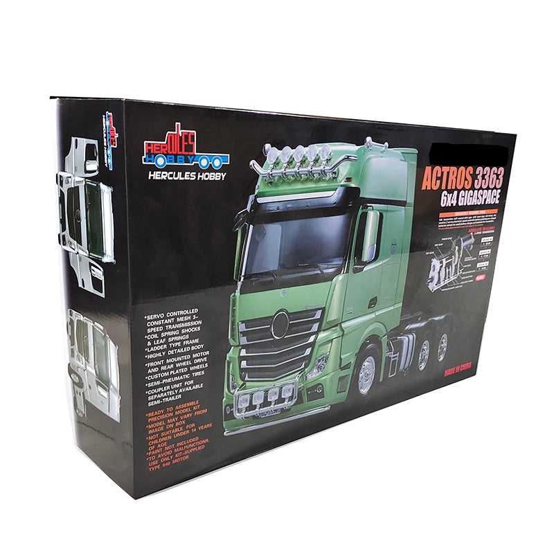 HERCULES HOBBY 1/14 3 Axial Remote Control Tractor Actros 3363 6X4