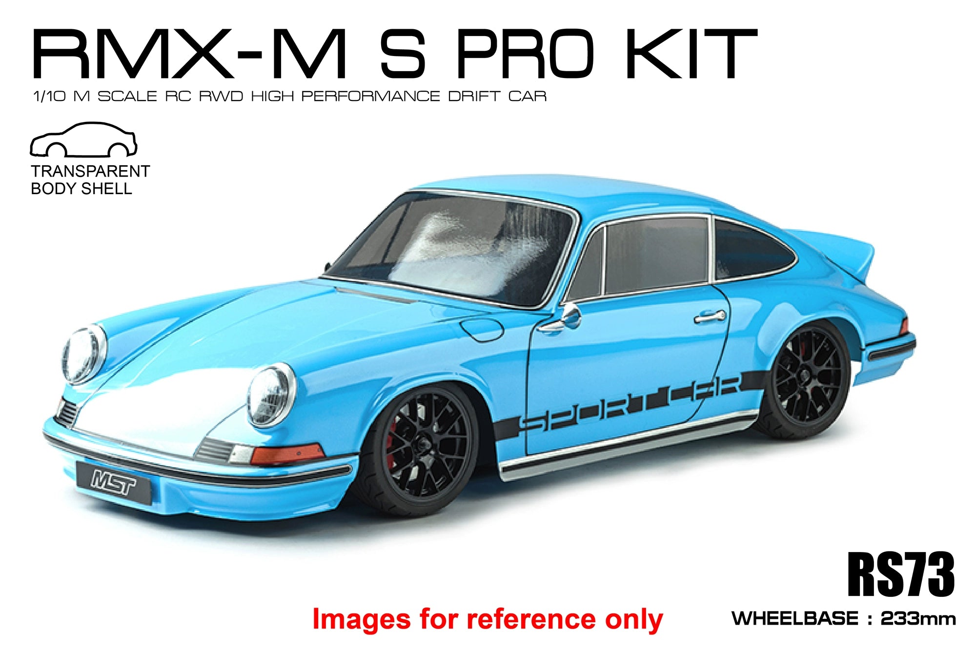 MST RMX-M S PRO KIT 1/10 Professional Rear Drive Drift Frame for