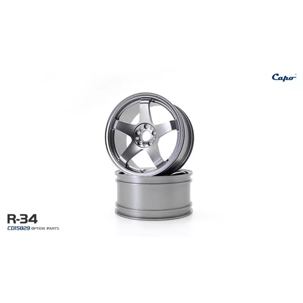 RC Car Drift Tires - 4Pcs Aluminum Alloy Wheels For WLtoys K969 1/28 Scale