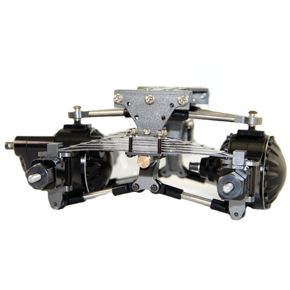 Essieu Arrière Métallique Pour Camion RC 1/14 - Compatible Tamiya Scania R470, Actros, Volvo - Marque CGRC